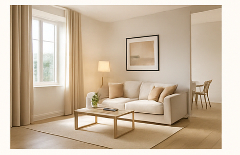 Salon résidentiel Winston Immobilier